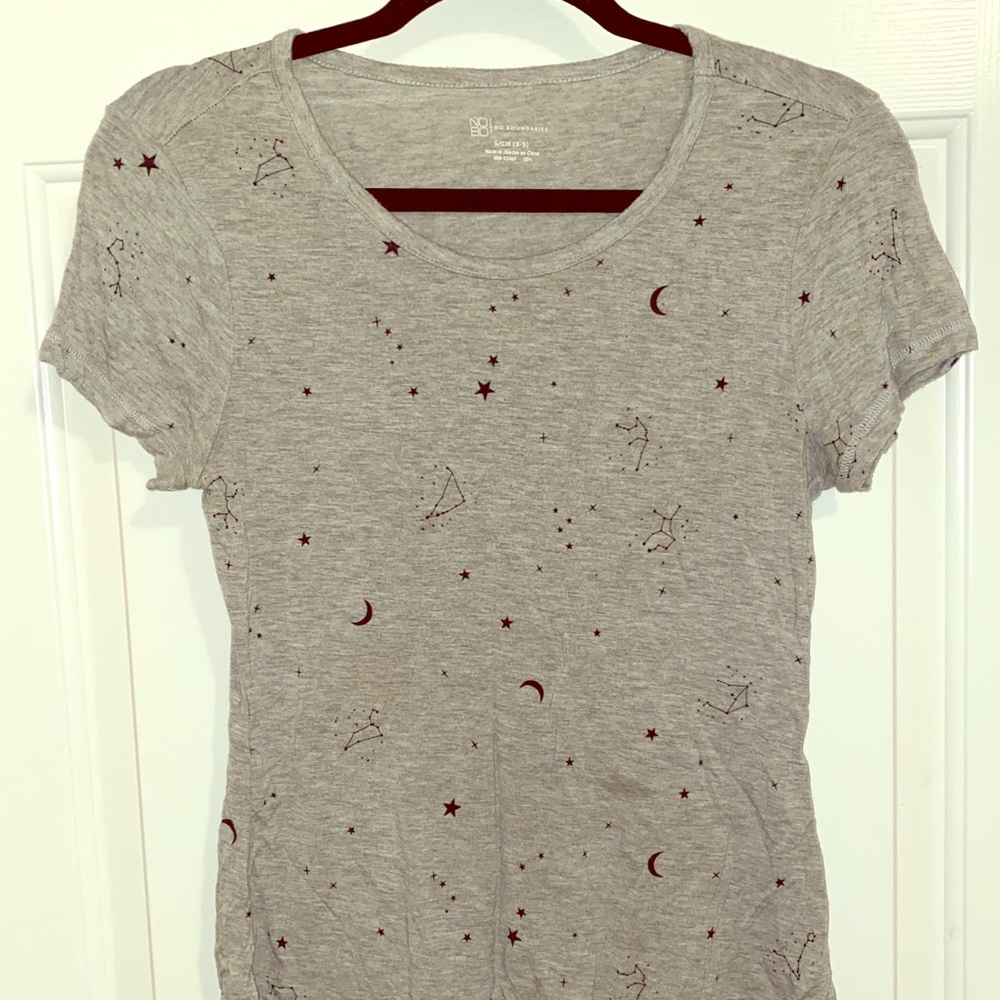 Astrology zodiac sign sun and moon sign shirt top